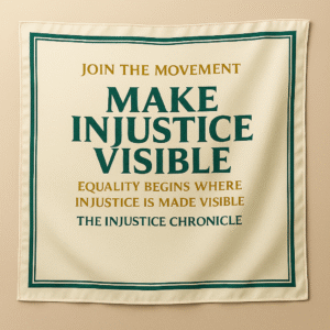 MAKE INJUSTICE VISIBLE – Silk Scarf