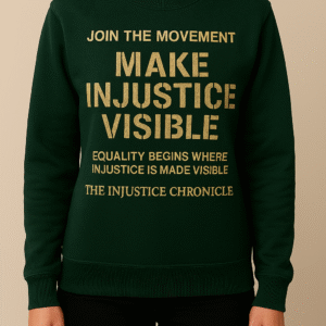Sweatshirt „Make Injustice Visible“ – Resistance Edition