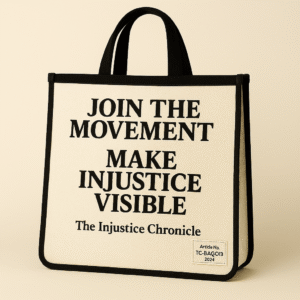 Tote Bag Natural White – Limited Resistance Edition – MAKE INJUSTICE VISIBLE